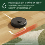 iRobot Roomba 105 Combo Robot Vacuum & Mop with AutoEmpty Dock - Self-Empties for 75 Days,Multi-Surfaces, Intense Power-Lifting Suction, Avoids Mopping Carpets,LiDAR, Model Y354020