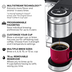 Keurig K-Supreme Plus Steel Single-Serve K-Cup Pod Coffee Maker