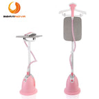 BEAMNOVA Standing Garment Steamer for Clothes, Professional for Home and Business Use Full-Size Clothing Steamer with Hanger & Ironing Board, Pink