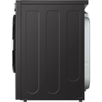 LG DLEX6700B 7.4 Cu. Ft. Black Steel Stackable Front Load Smart Electric Dryer with TurboSteam