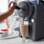 GreenPan Frost 6 Mode, Ice Cream, Frozen Drink, Slushie & Milk Shake Maker, No Freezer Needed, Easy Clean Parts, Gray