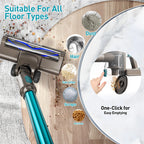 KANFUAQ Cordless Stick Vacuum Cleaner 38KPA 50Mins 2200mAh Lightweight for Home Pet Hair Carpet Hard Floor