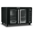 Gourmia Digital French Door Air Fryer Toaster Oven, Black