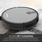 iHome AutoVac Juno Robot Vacuum, Mapping Technology, Strong Suction, 120 Min Runtime, App + Remote Control, New