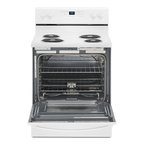 WHIRLPOOL WFC315S0JW 30" freestanding coil electric range