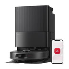 Roborock Qrevo S5V Robot Vacuum and Mop, 12000Pa Suction,  FlexiArm Edge Mopping, Auto Mop Washing&Drying, Self-Emptying, Dual Zero-Tangle System, Smart Obstacle Avoidance, 10mm Mop Lifting