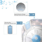 KAPAS KPS35-735H2 8 lbs Top Load Washing Machine with Built-in Pump and Long Drain Hose