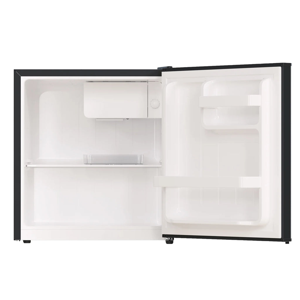 Frestec Compact Design Mini Refrigerator with Freezer, Black, 1.7 Cu.Ft