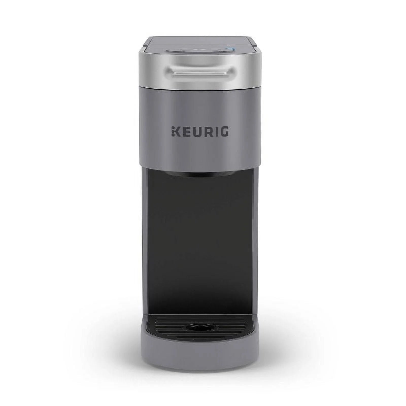 Restored Keurig KSK901AGY K-Slim + ICED Single Serve Coffee Maker, Hot & Cold Brewing, 3 Brew Sizes, 46oz Removable Reservoir, Gray (Refurbished)