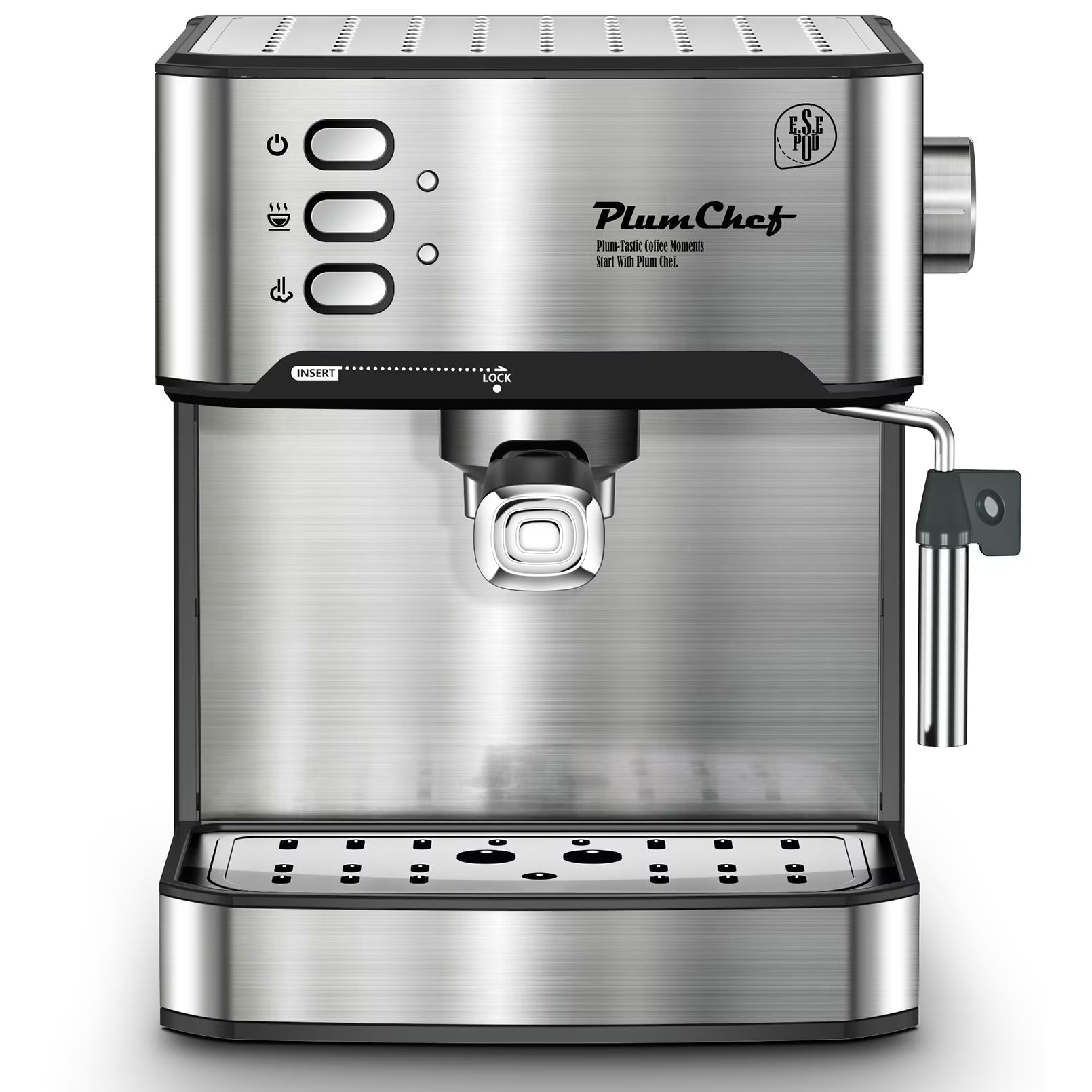 20 Bar Espresso Machine with Milk Frother, Single & Double Shot, ESE Pod Compatible, Removable Water Tank for Cappuccino, Latte, & Machiato for Home Barista