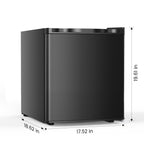 KNDKO 1.2Cu.ft Upright Freezer, Mini Freezer with Reversible Door, Perfect for Home/Office/Dorm, Black