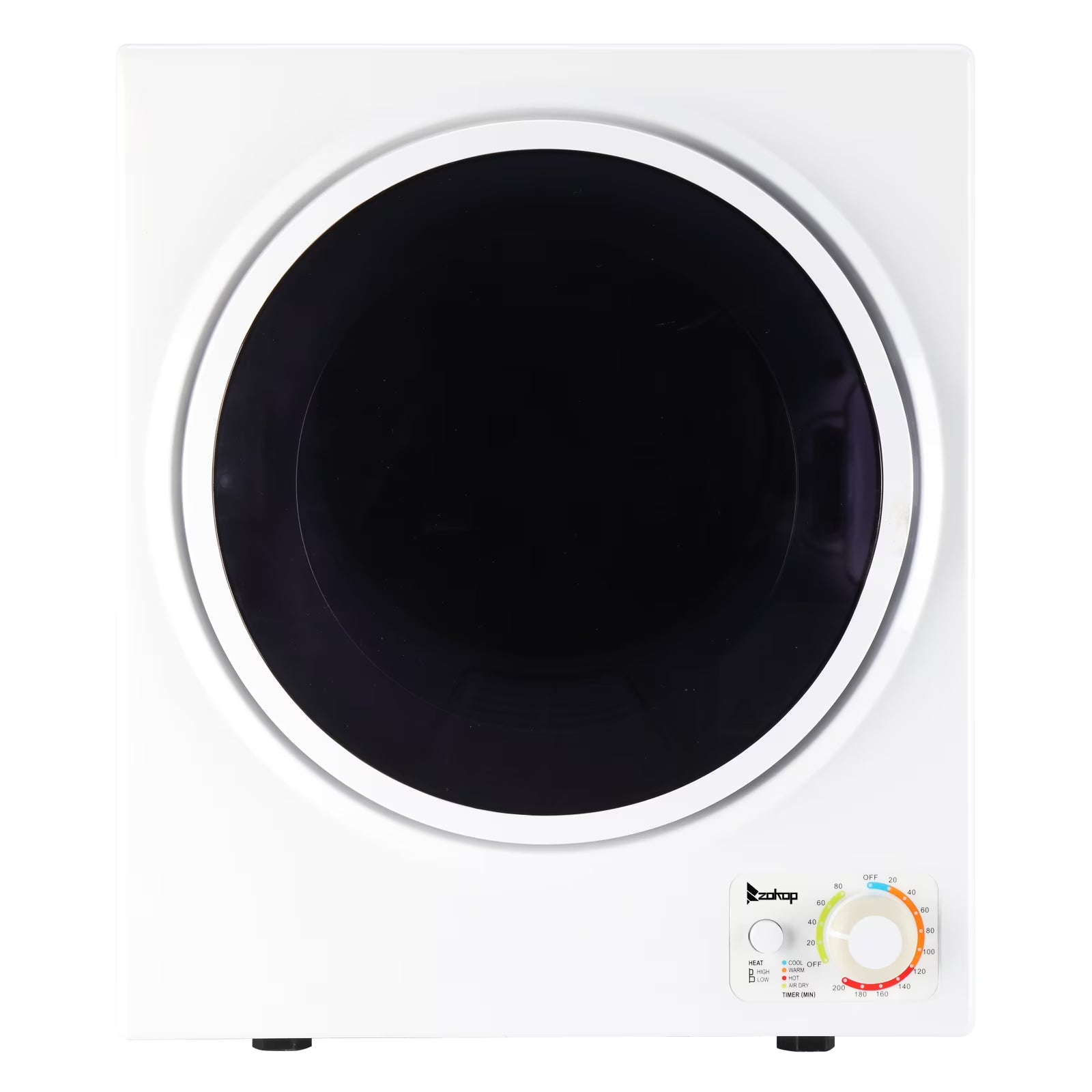 Ktaxon 1.6 cu. ft. Electric Tumble Compact Cloth Dryer Stainless Steel Wall Mounted, White