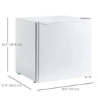 Resenkos 1.1 Cu.Ft Countertop Mini Freezer, Compact Upright Freezer with Removable Shelves, Red