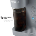 Keurig K-Iced Essentials Iced and Hot Single-Serve K-Cup Pod Coffee Maker, White