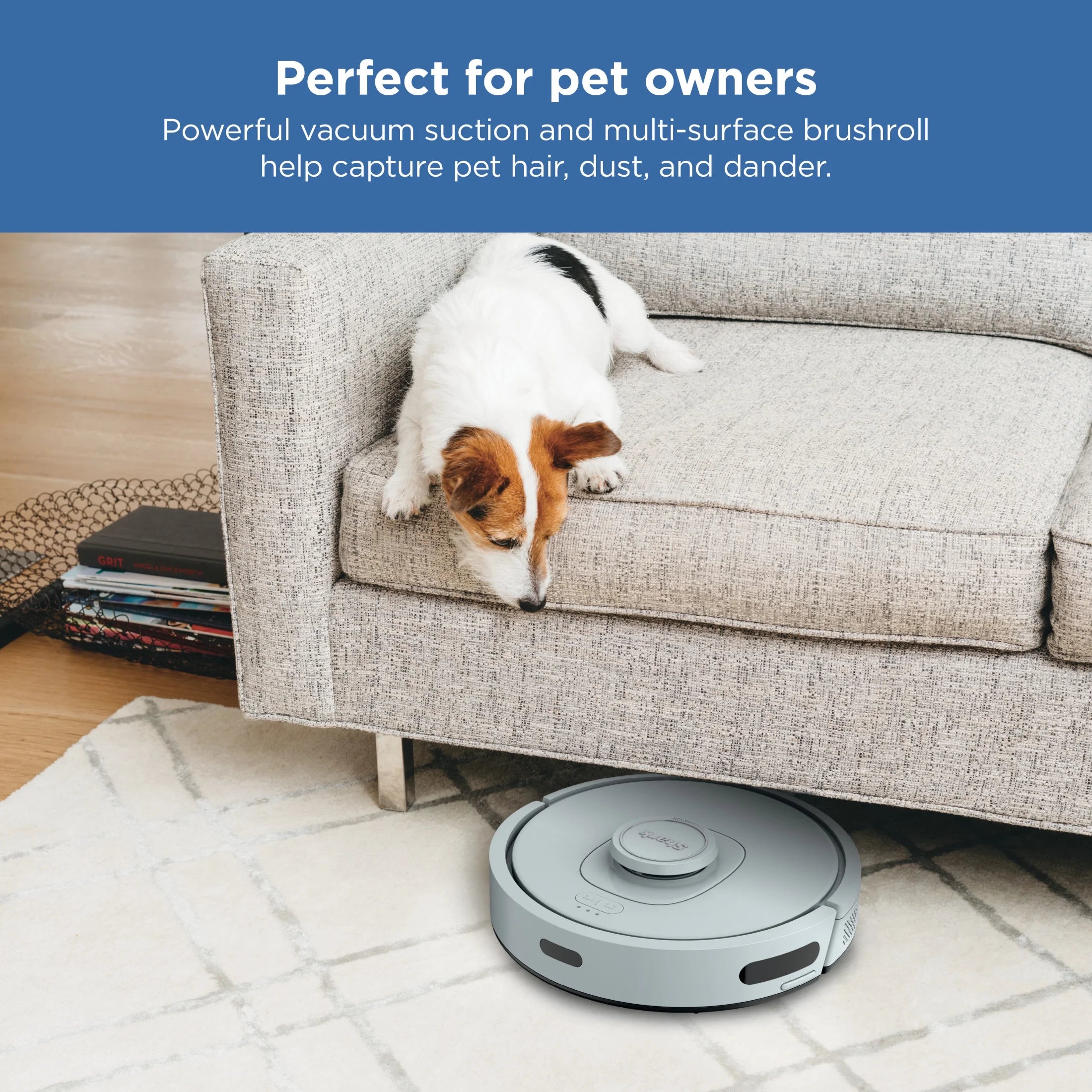 Shark IQ Robot Vacuum, Multi-Surface Carpets & Hard Floor Cleaning, Precision Home Mapping