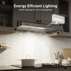 IsEasy 30 in Convertible Vent Under Cabinet Range Hood