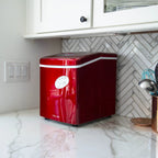 Newair 28 lb. Portable Bullet Ice Maker in Red