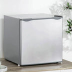Resenkos 1.1 Cu.Ft Countertop Mini Freezer, Compact Upright Freezer with Removable Shelves, Red