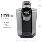 Keurig K-Elite Single-Serve K-Cup Pod Coffee Maker, Brushed Slate
