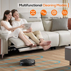 GOOVI Robot Vacuum Cleaner, Robot Vacuum Mop Combo, With Alexa/WiFi/App Connection, for Pet Hair, Hard Floor
