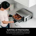 Ninja Foodi 6-in-1 Digital Air Fry Oven, Air Fryer, Convection Oven, Toaster, with Digital Crisp Control Technology, Compact Size, Stainless, SP080