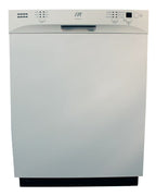 Sunpentown Energy Star 24�� Built-In Stainless Steel Tall Tub Dishwasher with Heated Drying, White SD-6501W
