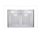 30 in. Ducted Wall Mount Range Hood Kitchen Hood Stainless Steel with Touch Control LED Light
