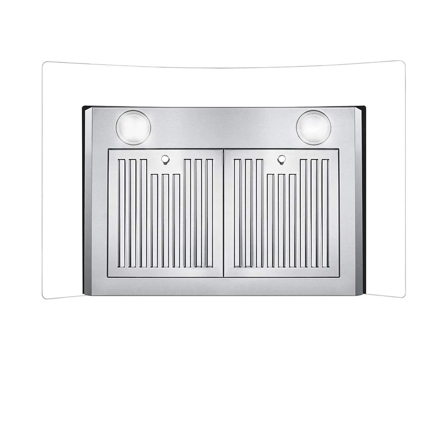 30 in. Ducted Wall Mount Range Hood Kitchen Hood Stainless Steel with Touch Control LED Light