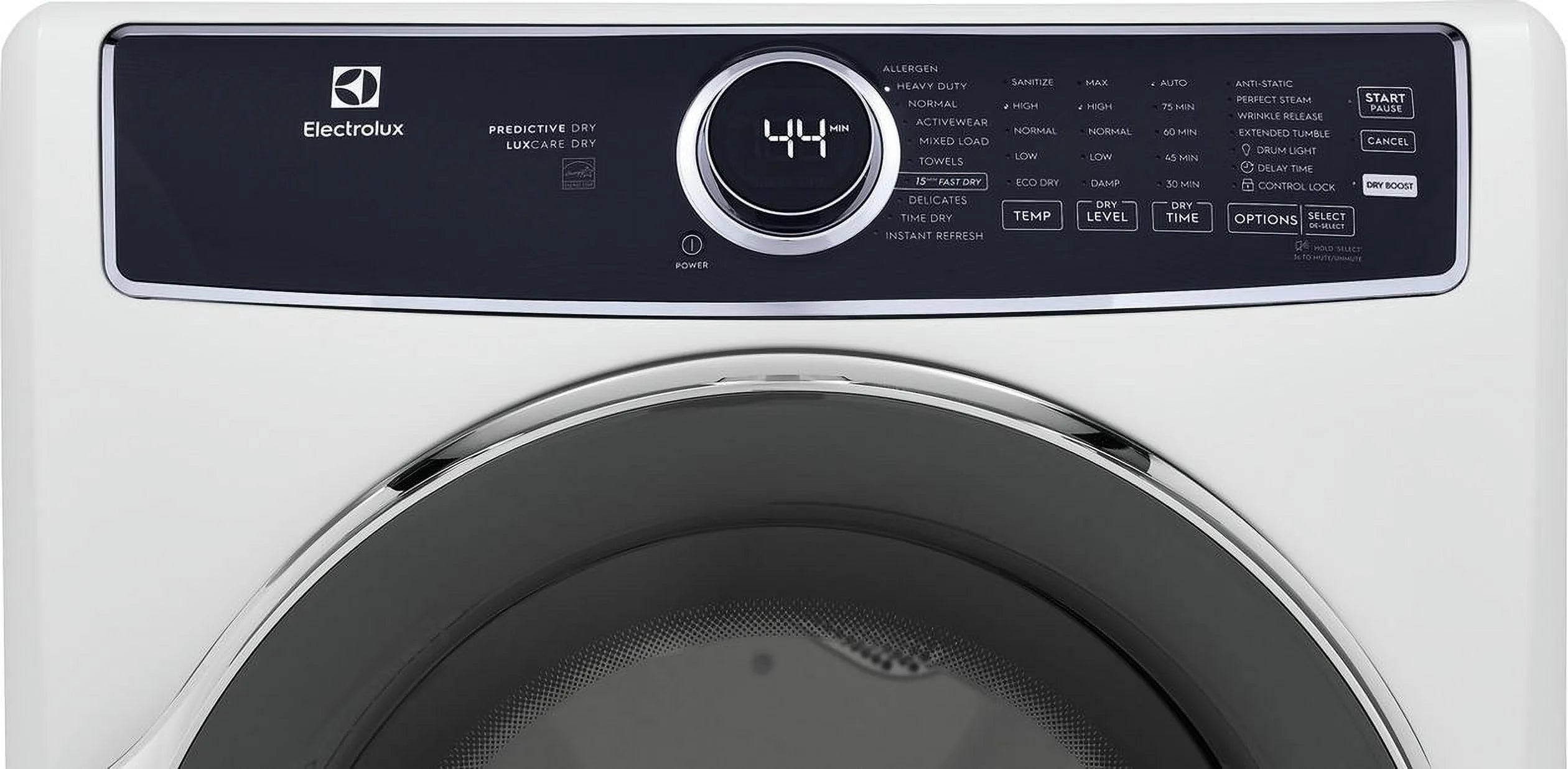 ELECTROLUX ELFG7537AW front load gas dryer