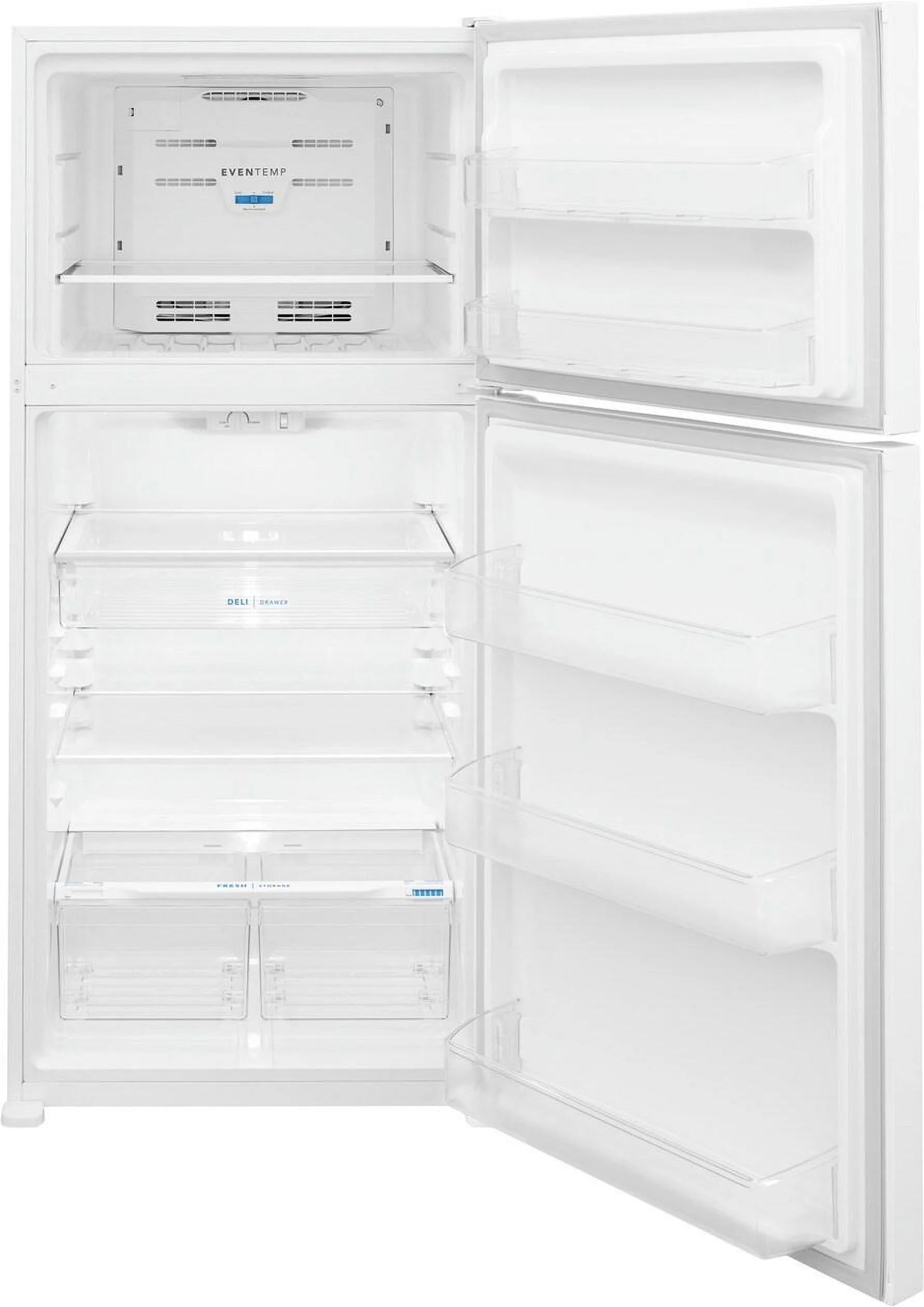 Frigidaire Top Freezer Refrigerator, White, 20.0 cu ft