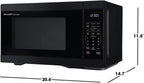 Countertop Microwave, 1000W, 1.1 cu ft, BLACK