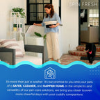 Pet Forge Spin Fresh Portable Pet Washing Machine, Fully Automatic 8 lb Capacity Top Load Washer