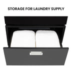 All-in-One Washer Dryer VENTED-DRY FASTER than Condense 15lb 110V + Pedestal