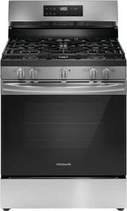 Frigidaire FCRG3062AS 30" Gas Range with Steam Clean, Stainless Steel