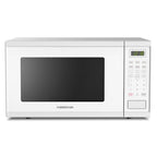 Farberware Countertop Microwave Ov 1100 Watts, 2.2 cu ft - Smart Sensor With LED Lighting and Child Lock - Perfect for Apartments and Dorms - Easy Clean Black Interior, Stainless Steel