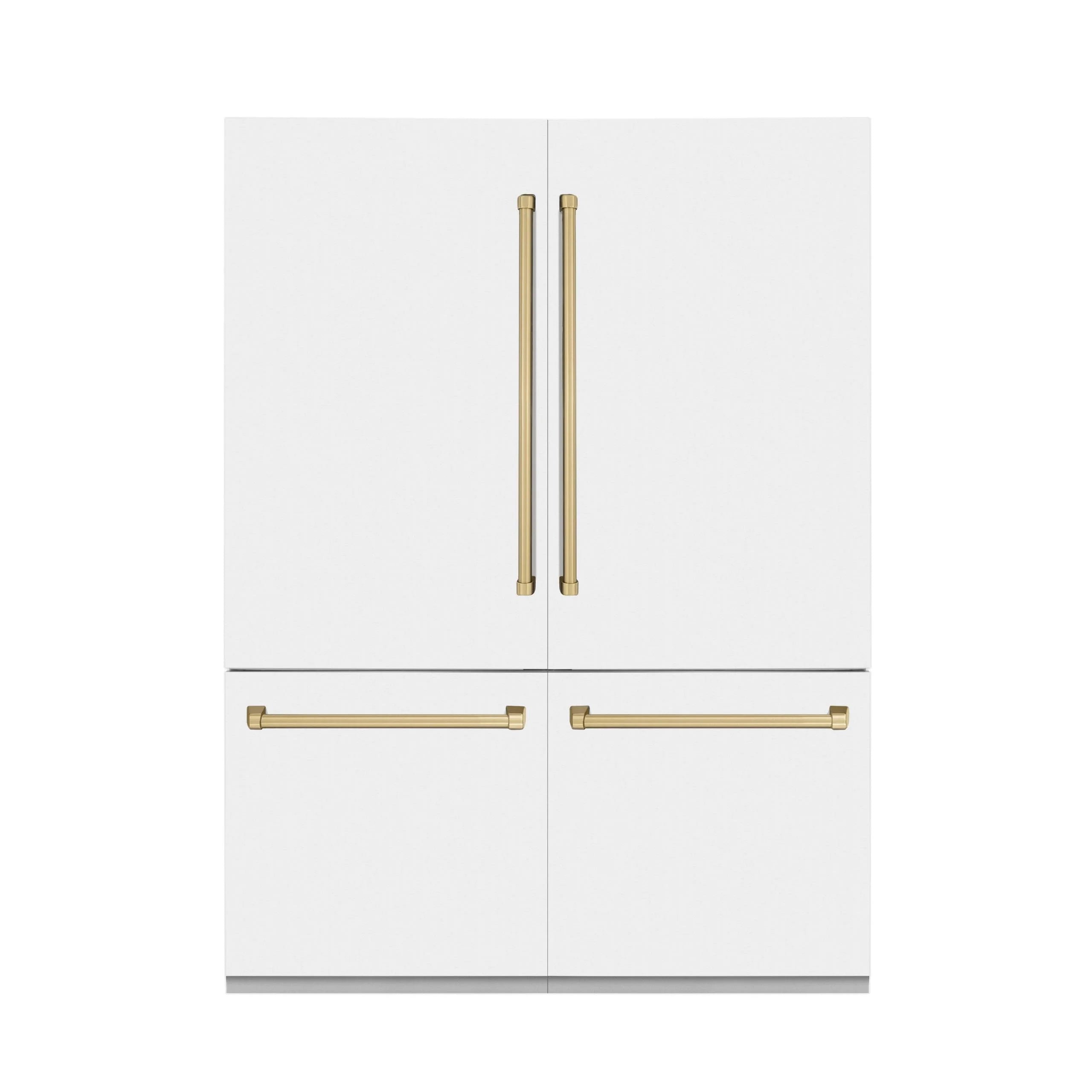 ZLINE KITCHEN AND BATH RBIVZWM60CB french door built in refrigerator