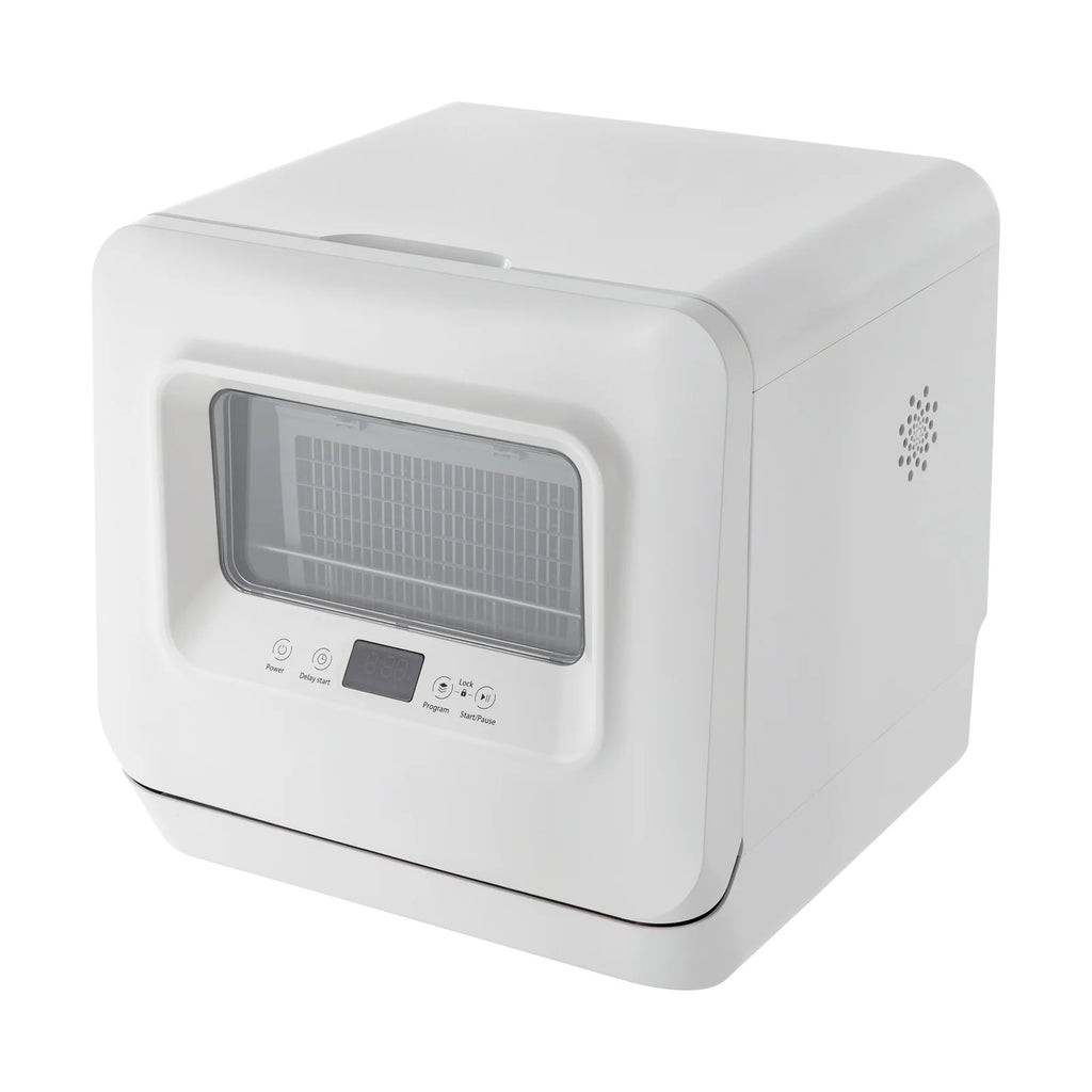 Compact Countertop Dishwasher �?6-8 Place Settings, 4 Washing Modes, Efficient 785W Power, Low Noise, Automatic Drying, Ideal for Small Kitchens and Apartments