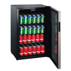 Galanz 4.5 Cu ft 152 Can Beverage Center Mini Fridge, Stainless Steel, New