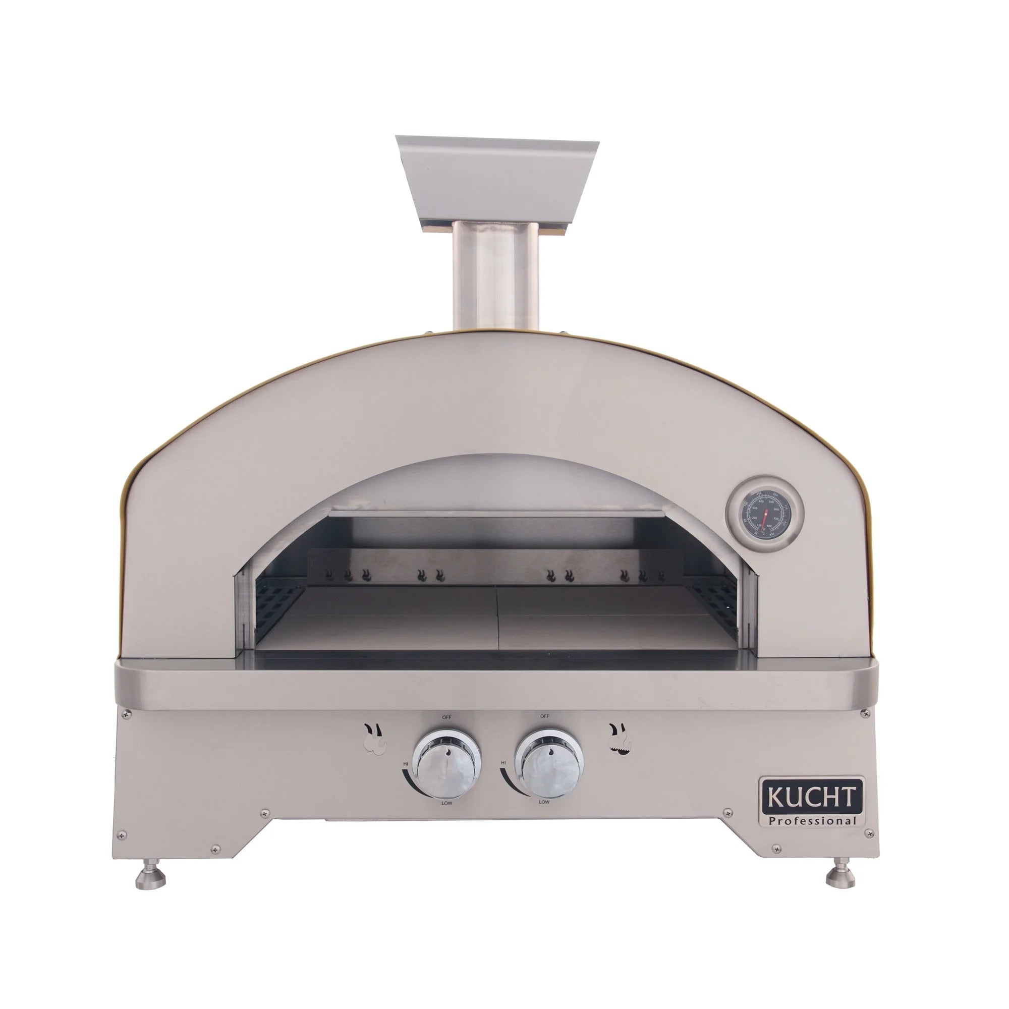 NAPOLI Outdoor Portable Propane Gas Pizza Oven in Yellow