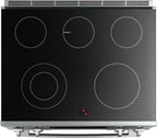 Bosch 30a?? 4.6 cu ft Slide-In Double Oven Electric Range in Stainless Steel