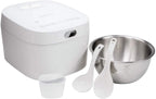 Buffalo White IH SMART COOKER, Rice Cooker and Warmer, 1 L, 5 cups of rice, Non-Coating inner pot, Efficient, Multiple function, Induction Heating (5 cups)