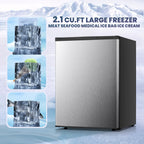 Electactic Upright Freezer, Energy Saving 2.1 Cu.ft Single Door Compact Upright Freezer with Reversible Door(White)