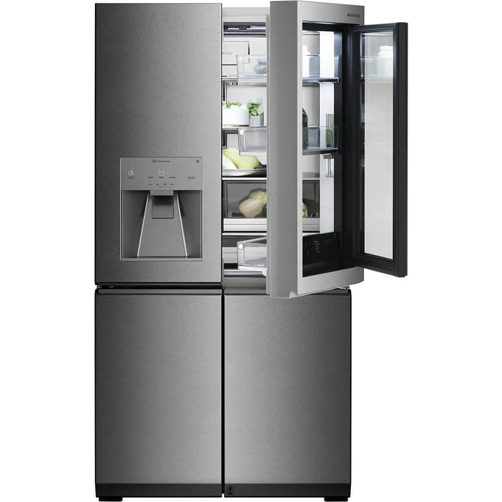 LG URNTC2306N 22.8 Cu. Ft. Textured Steel French Door Counter-Depth Refrigerator