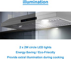 Range Hood 30 Inch Under Cabinet,Ductless Range Hoods with Touch Control,3-Venting Kitchen hood,Stainless Steel Vent Hood,Under Cabinet Range Hood 30 inch,Hood Vents for Kitchen 3 Speeds