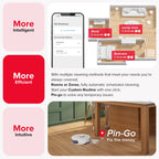 Roborock Q8 Max+ Robot Vacuum and Mop with Self-Emptying, Obstacle Avoidance, LiDAR Navigation, 5500Pa Suction Power, and App Control
