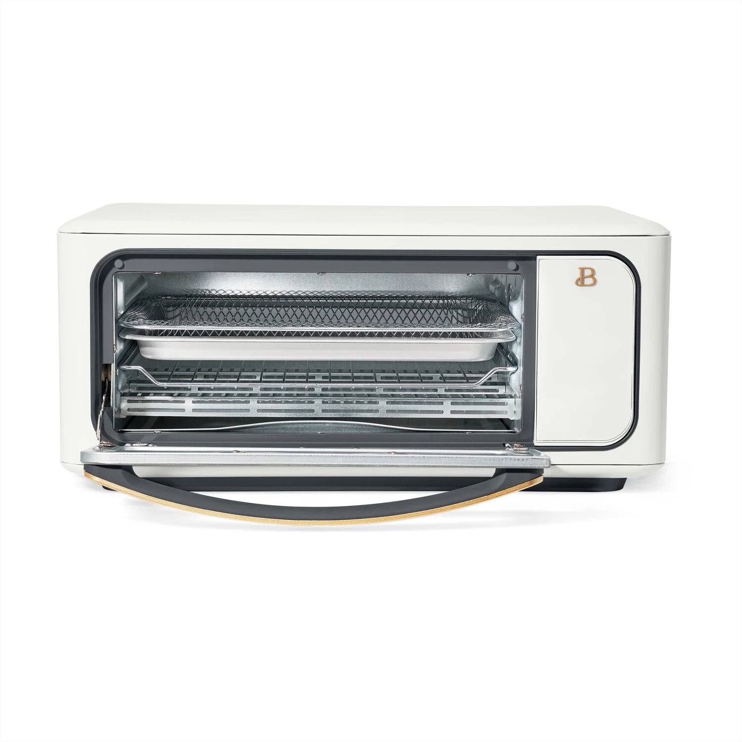 Beautiful Infrared Air Fryer Toaster Oven, 9-Slice, 1800 W, White Icing by Drew Barrymore
