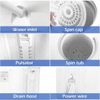 Gymax Compact Portable Washing Machine Twin Tub 20 lbs Washer Spinner Home Dorm
