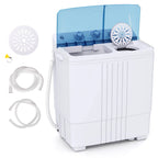 Costway Twin Tub 20Lbs Top Load Washing Machine with Gravity Drain