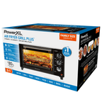 PowerXL Air Fryer Grill Plus Toaster Oven with Air Fry, 8 Functions, Black, 1500 W