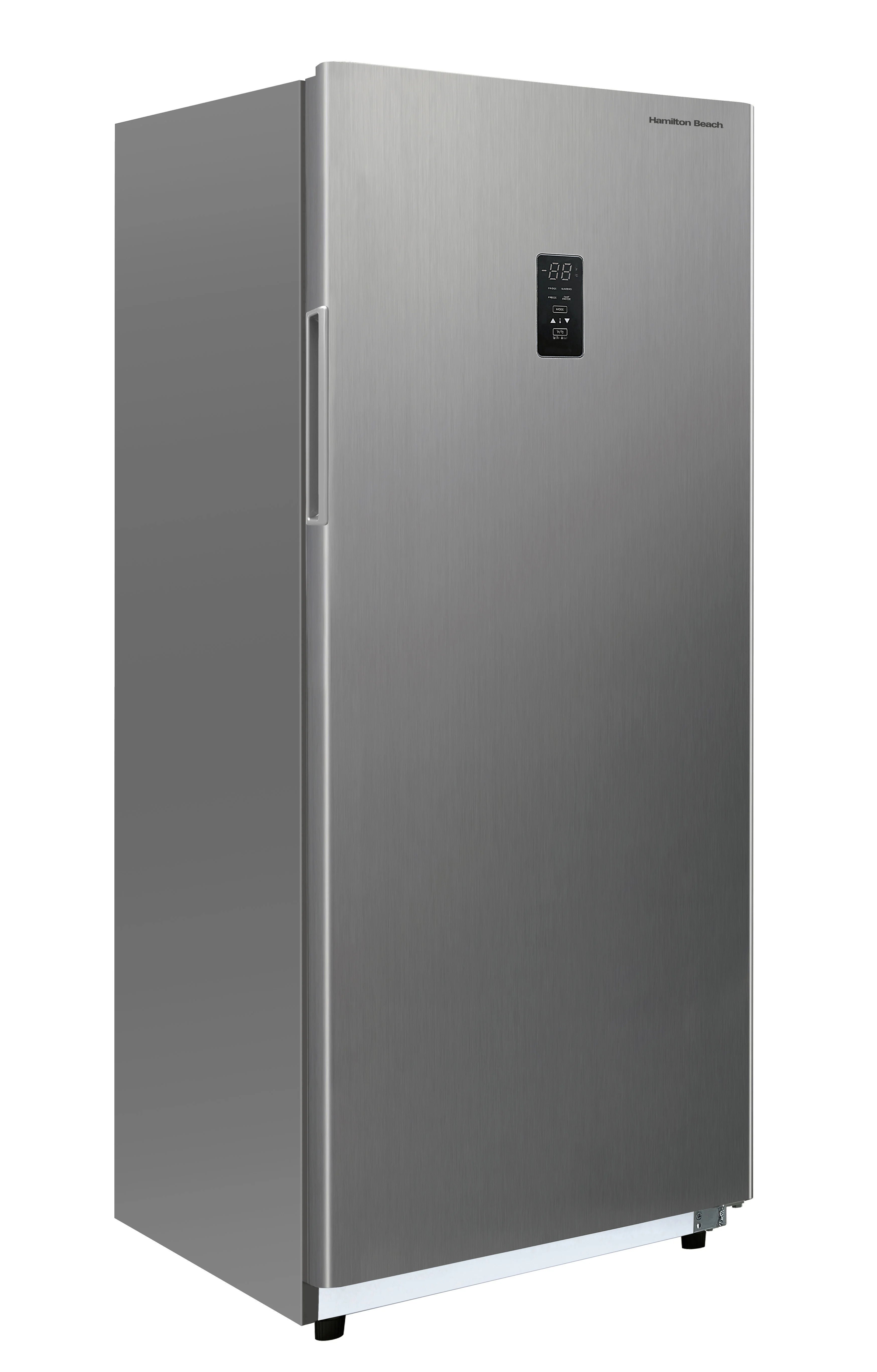 Hamilton Beach, 20 Cu. Ft. Upright Convertible Refrigerator/Freezer, Frost Free, Stainless Steel, HBFRF2099